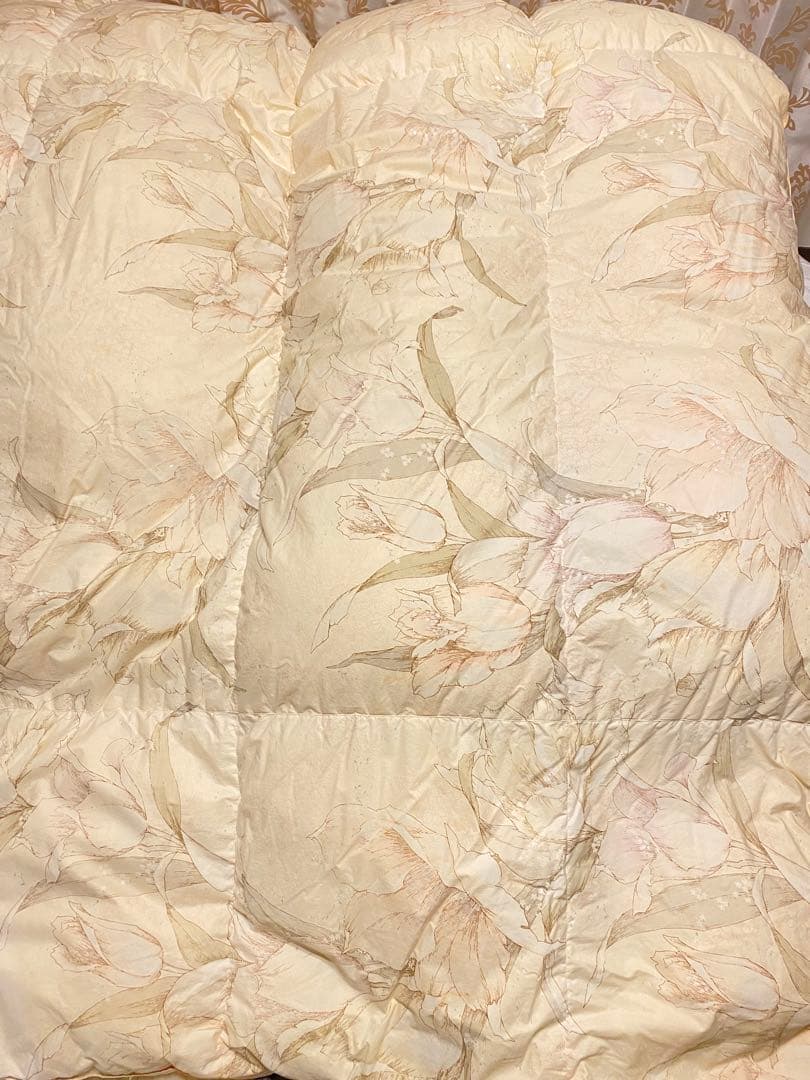 羽毛布団 ダブルサイズ 訳あり
