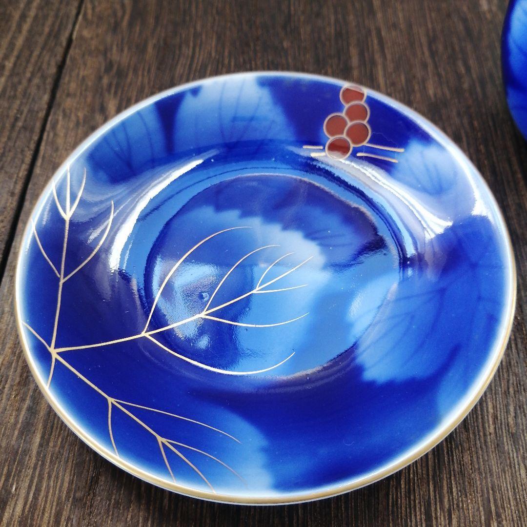 有田焼 深川製磁 醤油差し 瑠璃葡萄食器受け皿付き - メルカリ