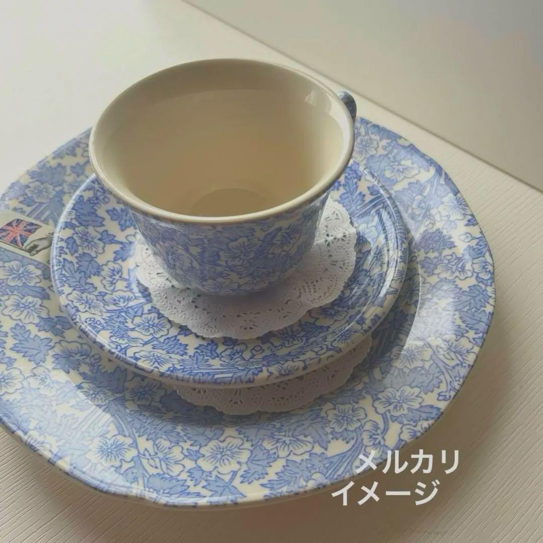 バーレイ バーガスチンツ　プレートM burleigh 希少サイズのM プレート