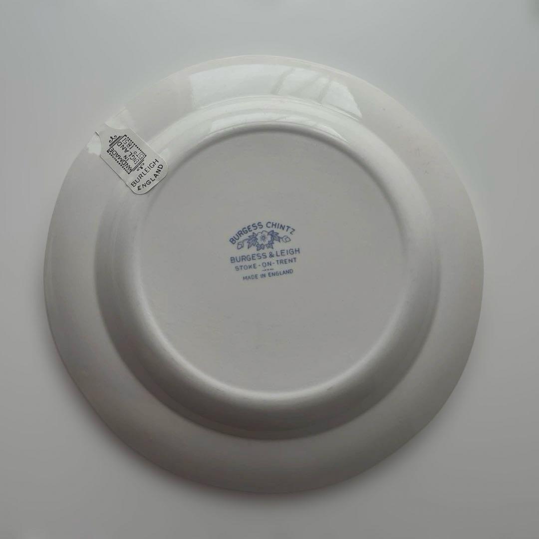 バーレイ バーガスチンツ　プレートM burleigh 希少サイズのM プレート