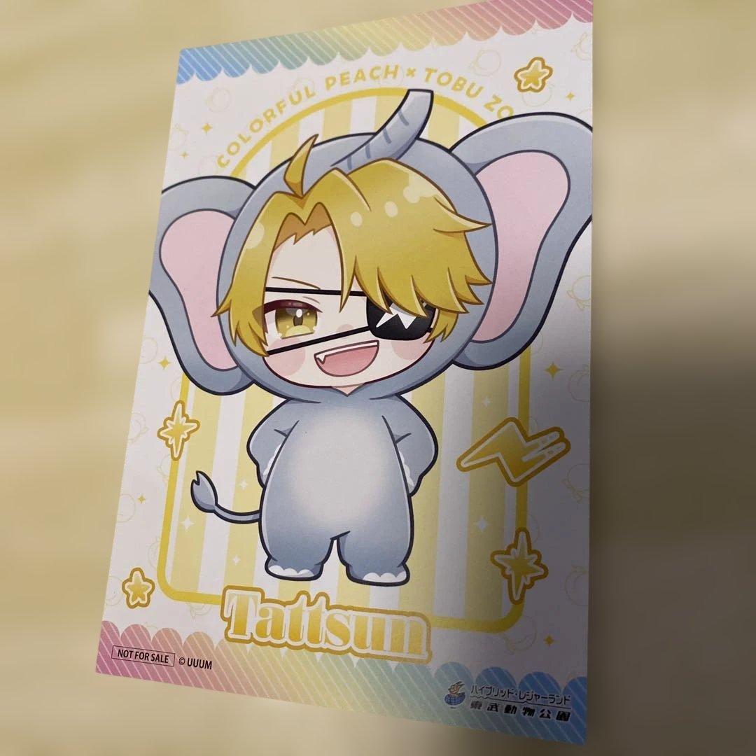 東武動物公園 カラフルピーチ コラボミニゲーム クリア賞 たっつん