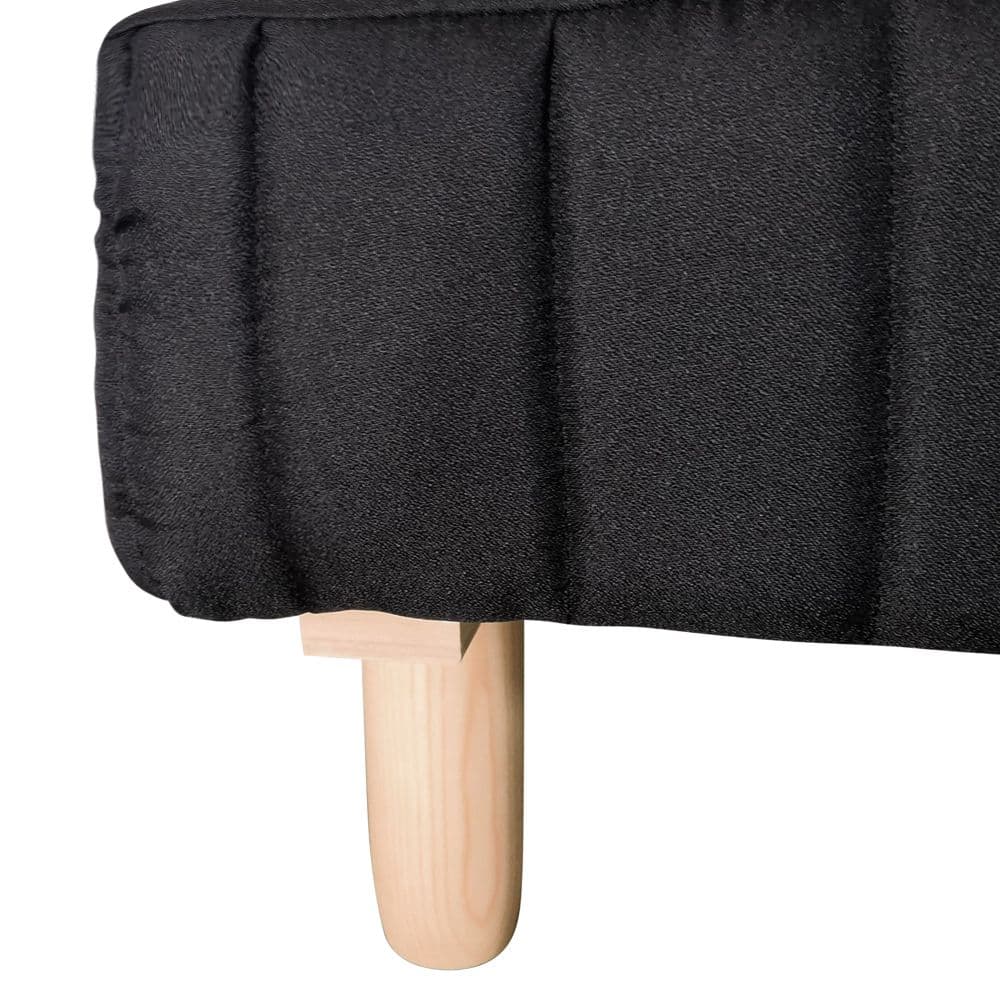 脚付きマットレス　ボンネルコイル　ポケットコイル ベージュ シングル マットレス