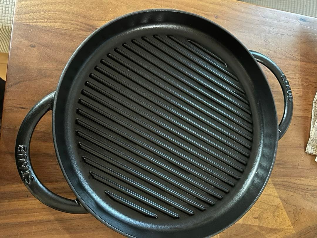 STAUB ピュアグリル　ラウンド　30 ブラック