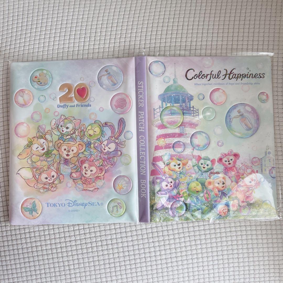 新品】 ディズニーシー カラフルハピネス ダッフィーフレンズ ワッペン