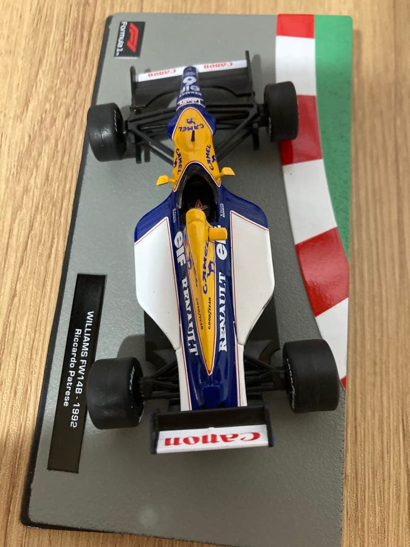 日本未発売　F1マシンコレクション　FW14B パトレーゼ　camel仕様