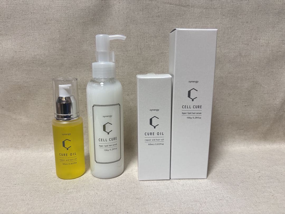 新品】synergy シナジー セルキュアヘアミルク キュアオイル - メルカリ