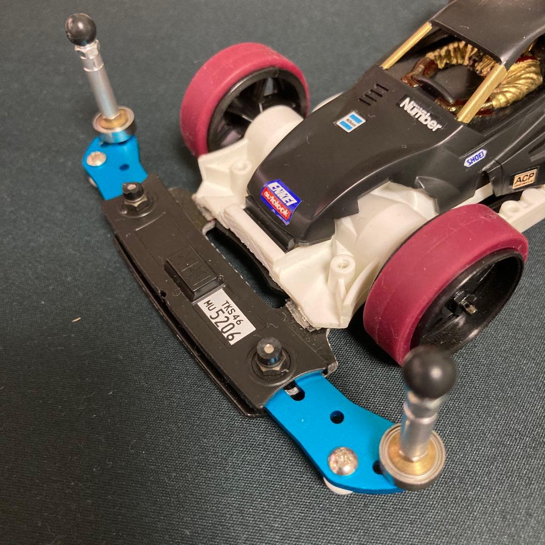 ミニ四駆 ブラックグラスホッパー2 MAシャーシ カーボンパーツ 脱脂済