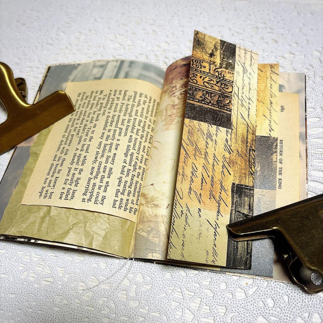 jd99＊ジャンクジャーナル 土台 雑記帳 おすそ分けファイル コラージュ