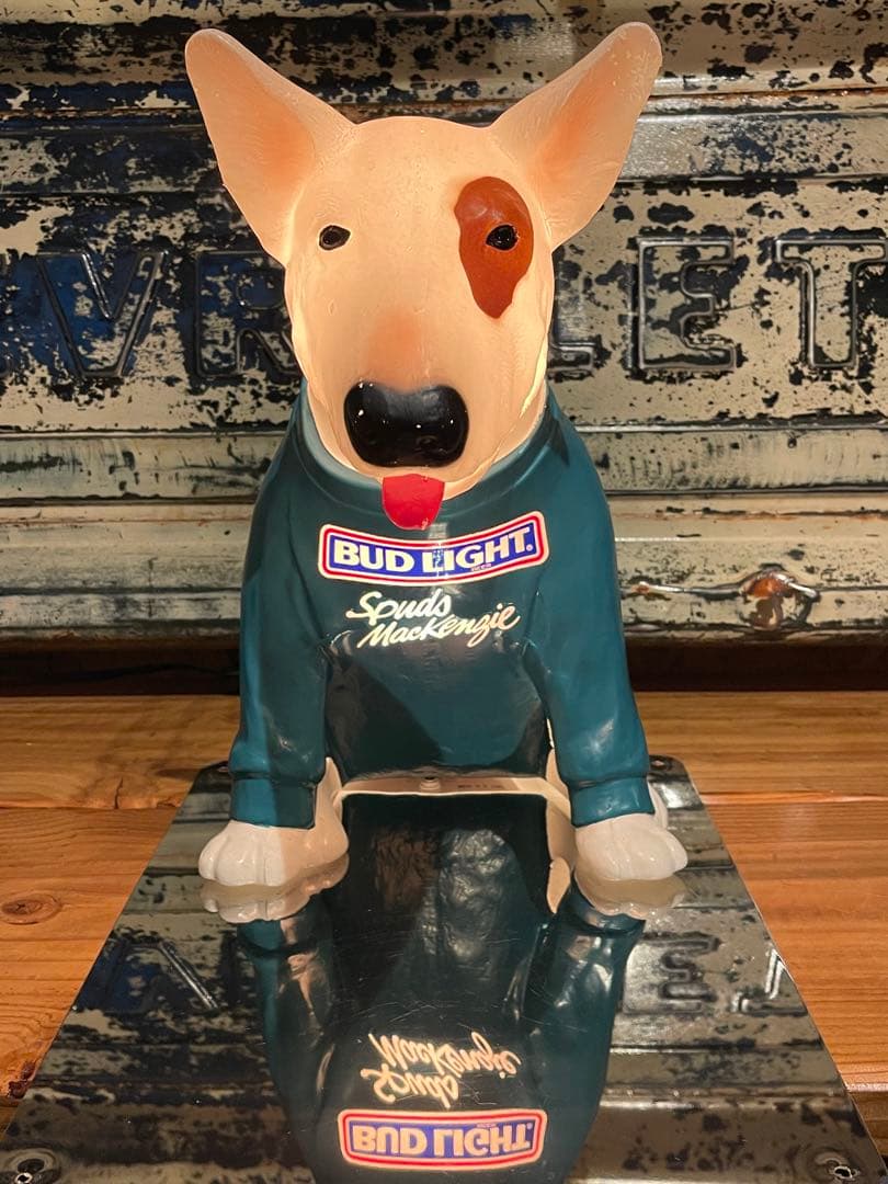 1987年 スパッズマッケンジー バド犬 ブルテリア バドライト - メルカリ