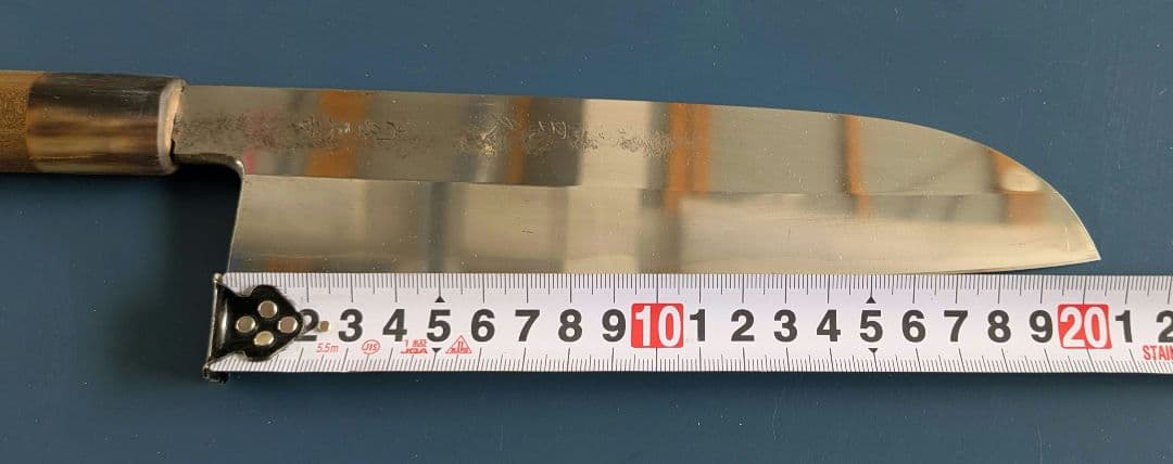 薄刃包丁　尚台正吉　ミガキ仕上げ　刃渡り約210