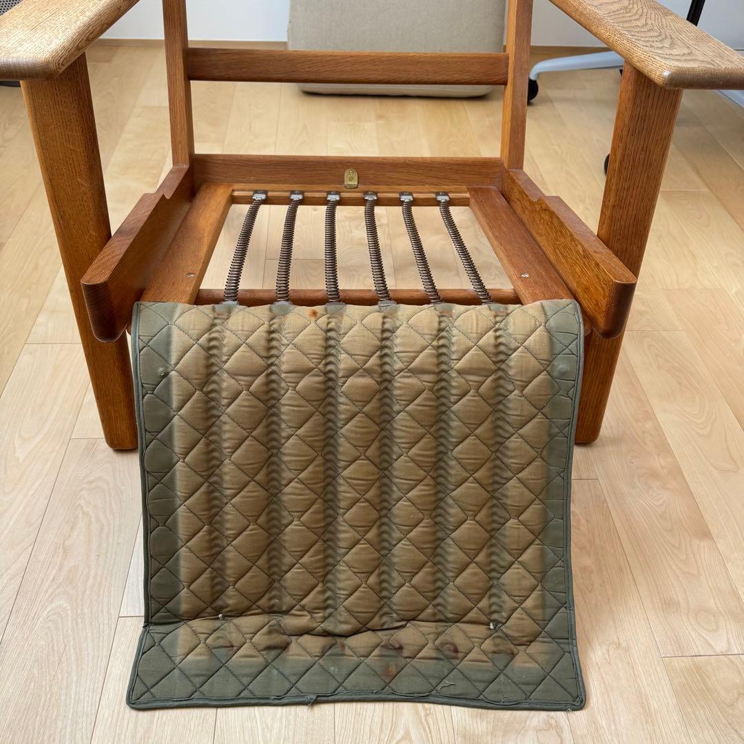 GE290A　ハイバックソファ　オーク材　Hans J.Wegner