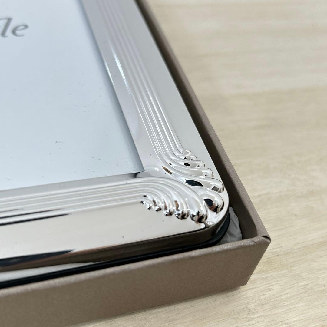 廃盤 Christofle クリストフル フォトフレーム コキーユ シルバー 貝