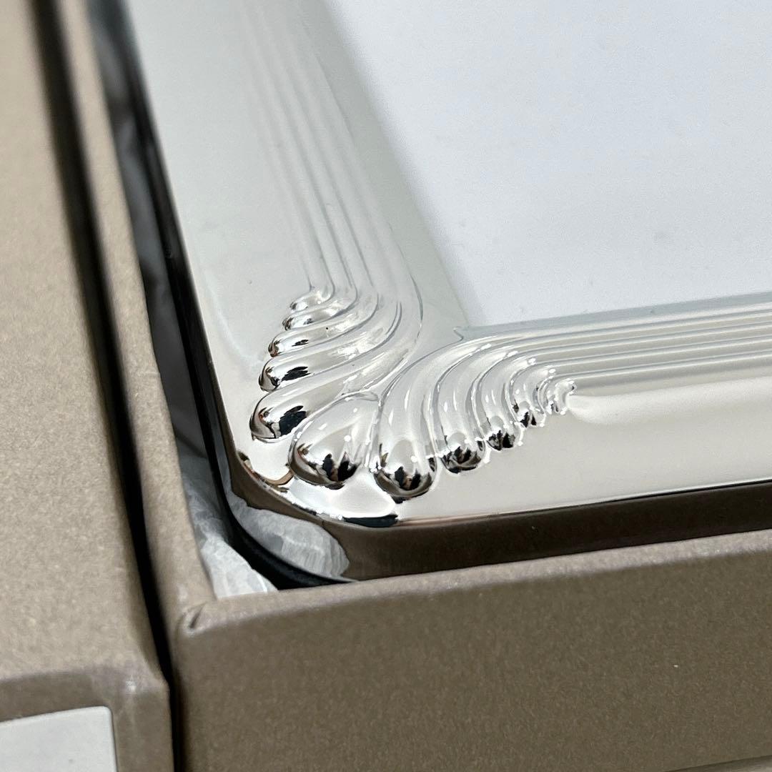 廃盤 Christofle クリストフル フォトフレーム コキーユ シルバー 貝