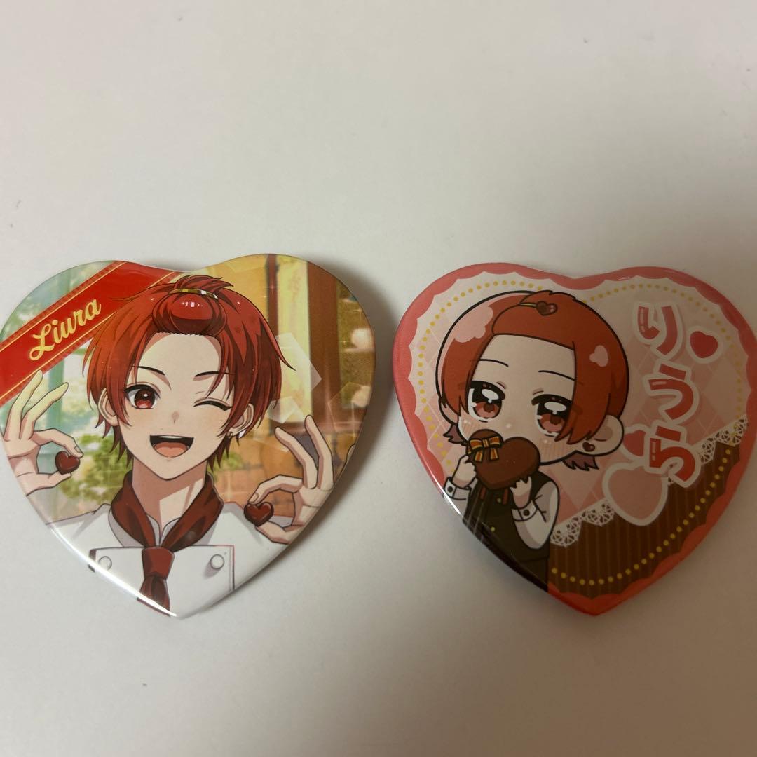 いれいす ハート型缶バッジ バレンタイン りうら 2個セット - メルカリ