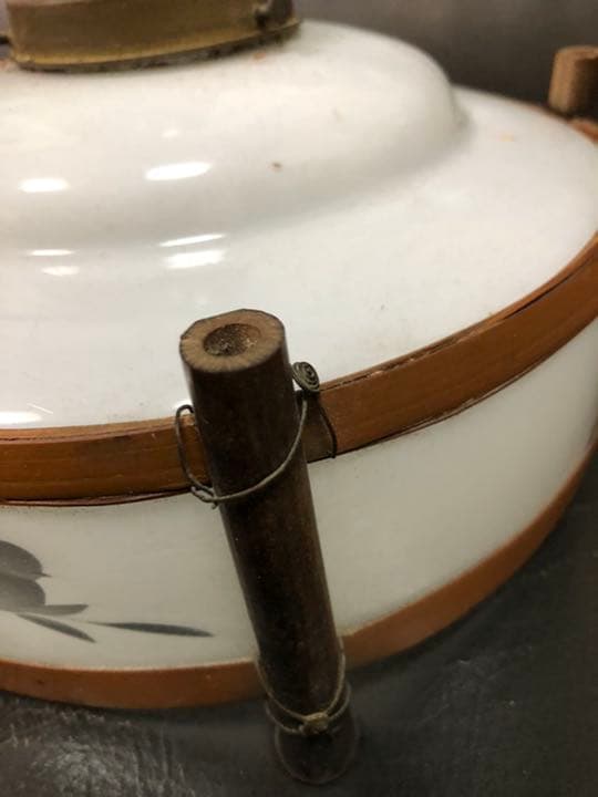 メ2819 大正浪漫が漂う電笠 照明　ハンドメイド