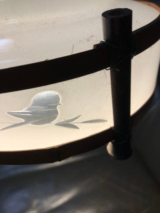 メ2819 大正浪漫が漂う電笠 照明　ハンドメイド