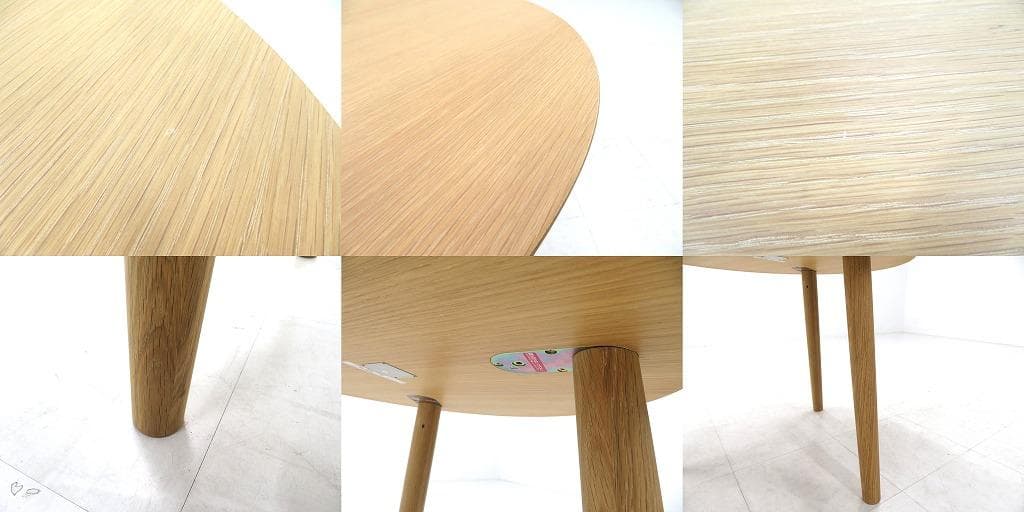 展示品　マルニ　ヒロシマ　深澤直人　オーク材　コーヒーテーブル　サイドテーブル