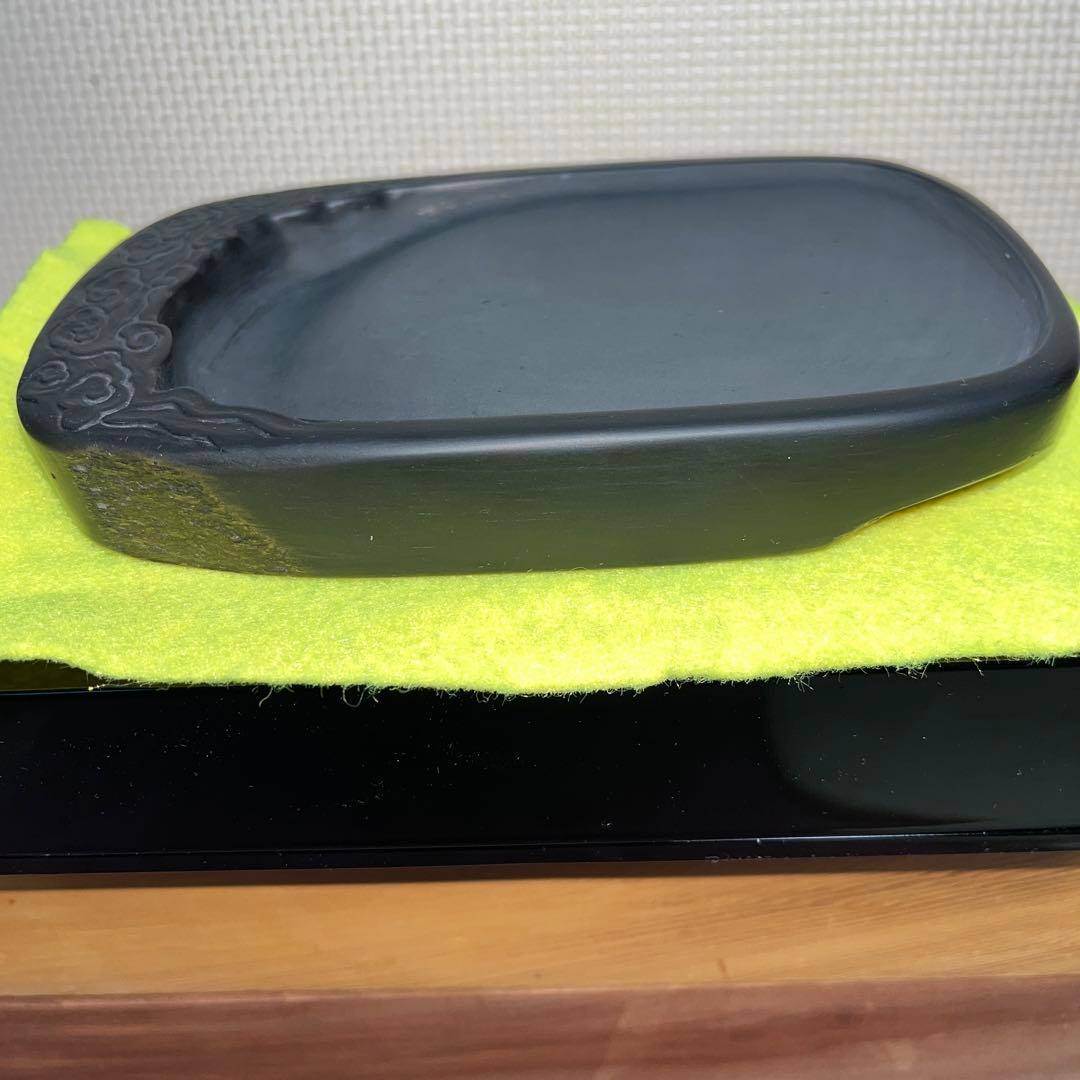 ⭕️龍渓石硯 「流雲硯」 大森丁斉 破天荒 日展入選 女性