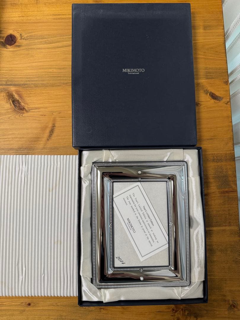 MIKIMOTO シルバーフォトフレーム 2014 Anniversary