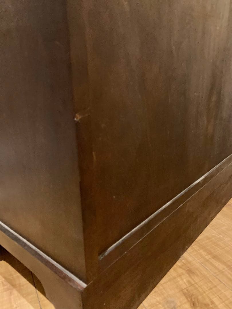 0353：ライティングビューロー 北海道民芸家具 骨董　デスク　レトロ