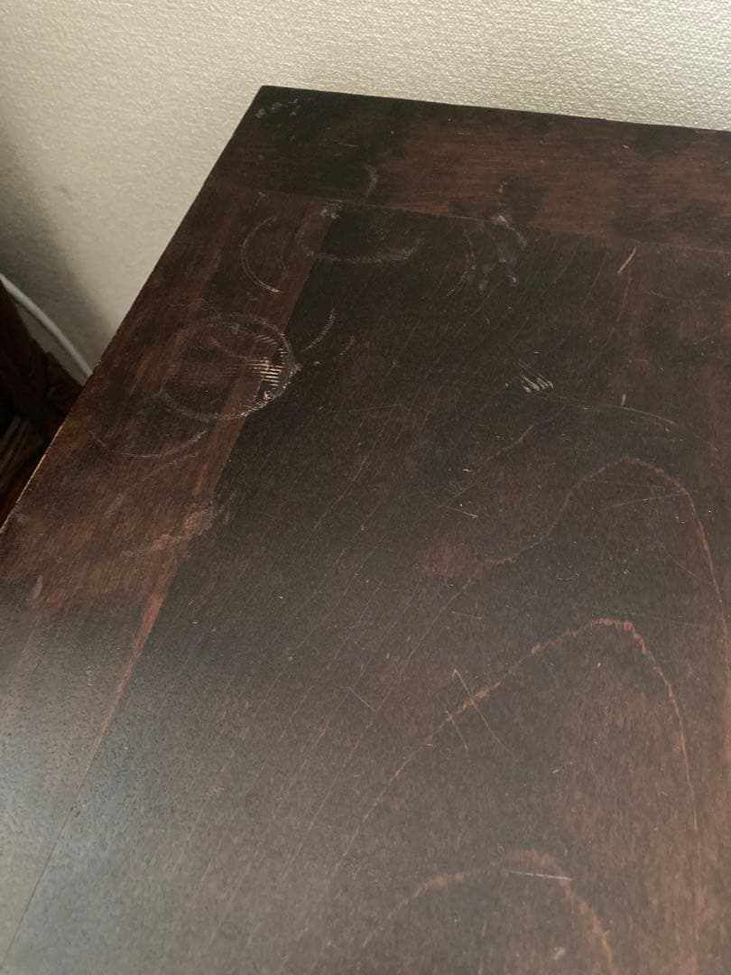 0353：ライティングビューロー 北海道民芸家具 骨董　デスク　レトロ