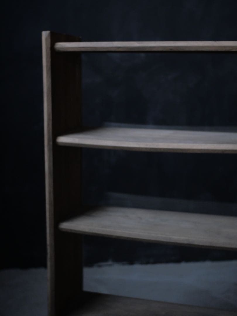 収納棚　棚　本棚　ショーケース　ラック　古家具　古道具　アンティーク　昭和レトロ