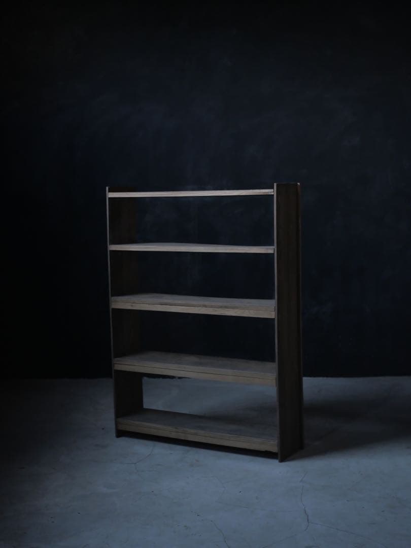 収納棚　棚　本棚　ショーケース　ラック　古家具　古道具　アンティーク　昭和レトロ