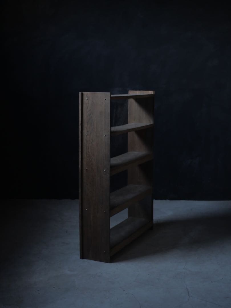 収納棚　棚　本棚　ショーケース　ラック　古家具　古道具　アンティーク　昭和レトロ