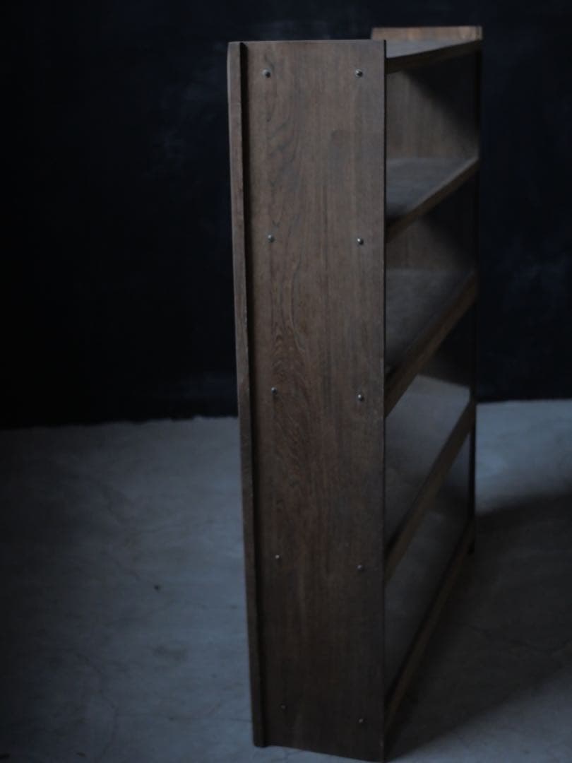 収納棚　棚　本棚　ショーケース　ラック　古家具　古道具　アンティーク　昭和レトロ