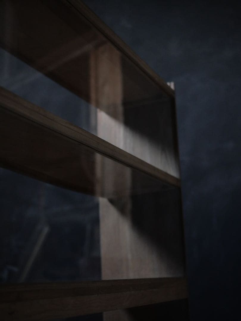 収納棚　棚　本棚　ショーケース　ラック　古家具　古道具　アンティーク　昭和レトロ