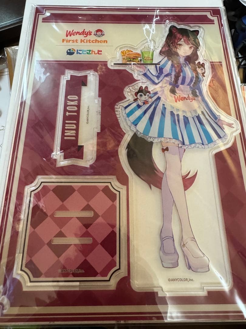 にじさんじ×ウェンディーズ BIGアクリルスタンド 戌亥とこ - メルカリ