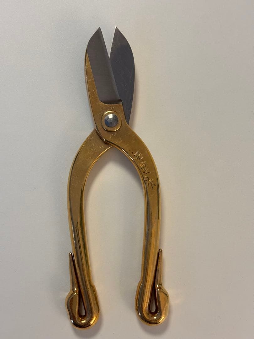 御家元納 花鋏 木製箱入り 池坊専永より敬老記念で頂く