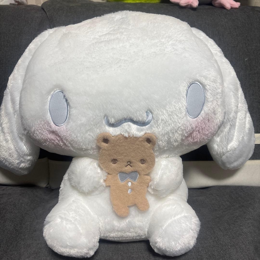 サンリオ くまさんのぬいぐるみ ホワイト 約30cm