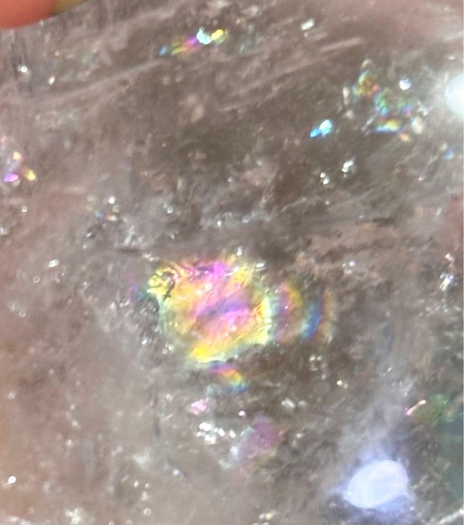 レア　高品質　ピンククォーツ　ピンクアゼツライト　ぷっくり大きめハート