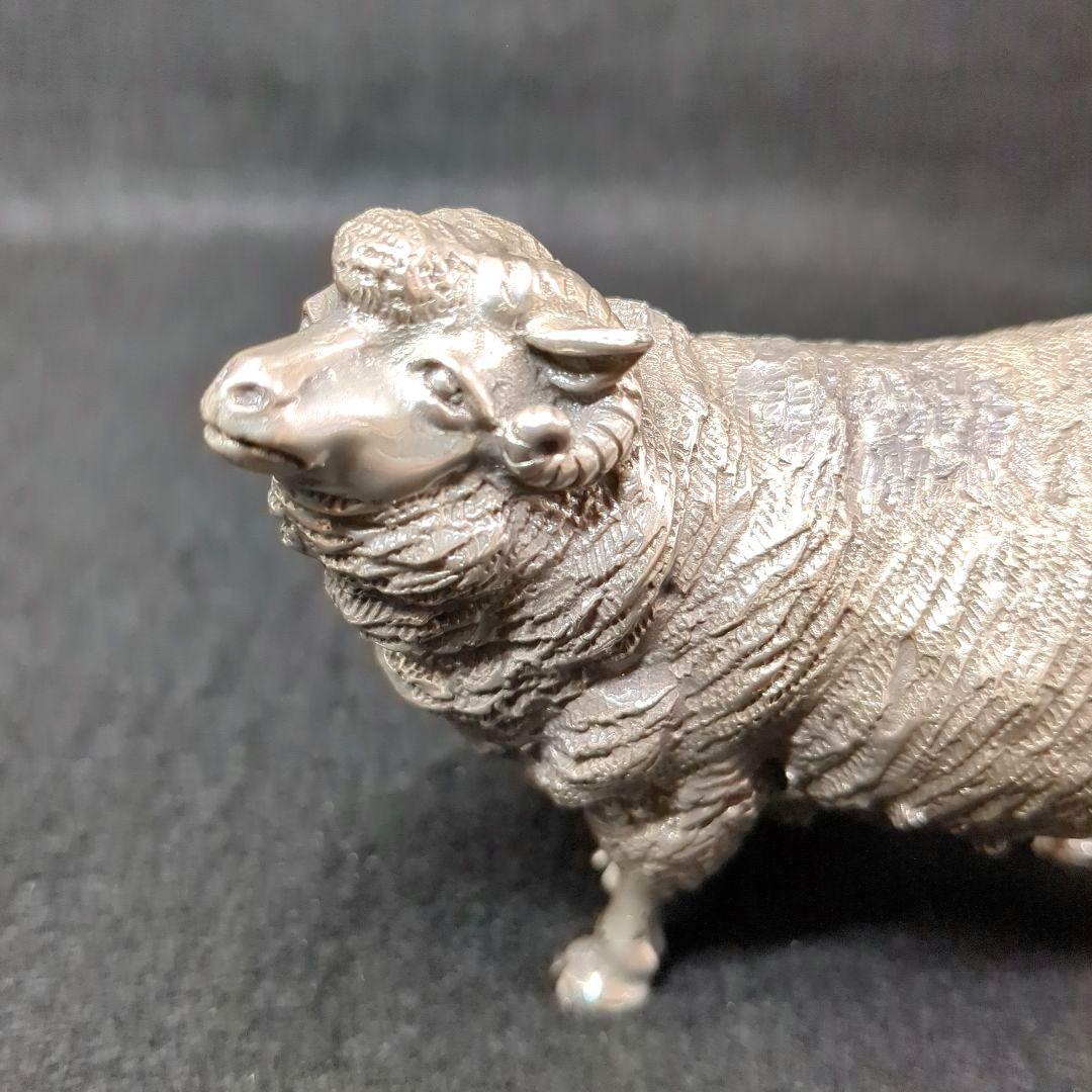 蝋型師 　大森孝志作　 銀製「薫風」羊　ひつじ１個　重量約４５０グラム