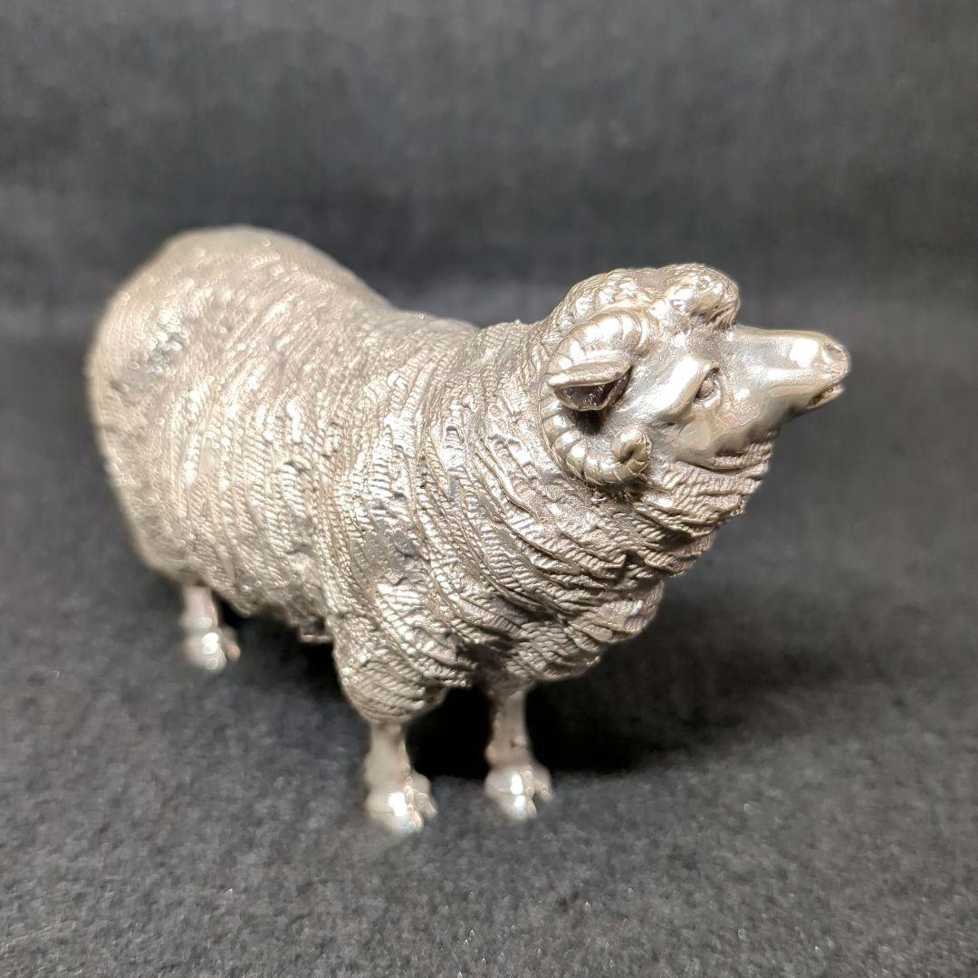 蝋型師 　大森孝志作　 銀製「薫風」羊　ひつじ１個　重量約４５０グラム