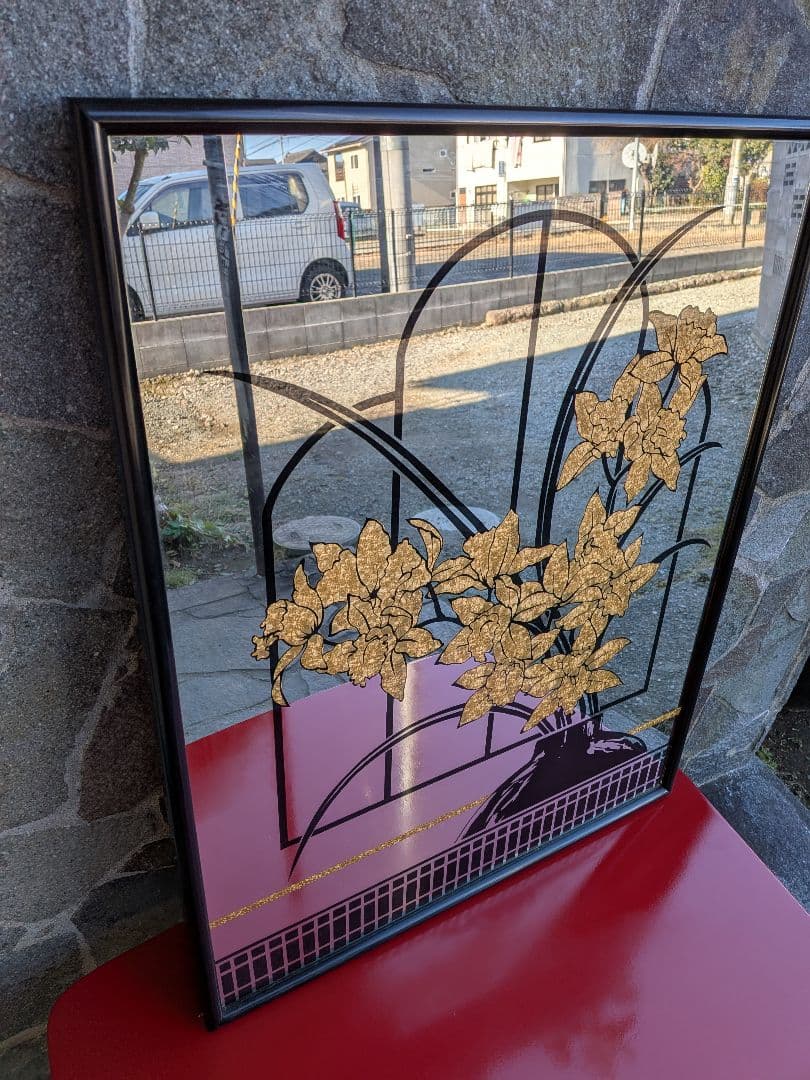 パブミラー1980年代　特大鏡　最終値下げ