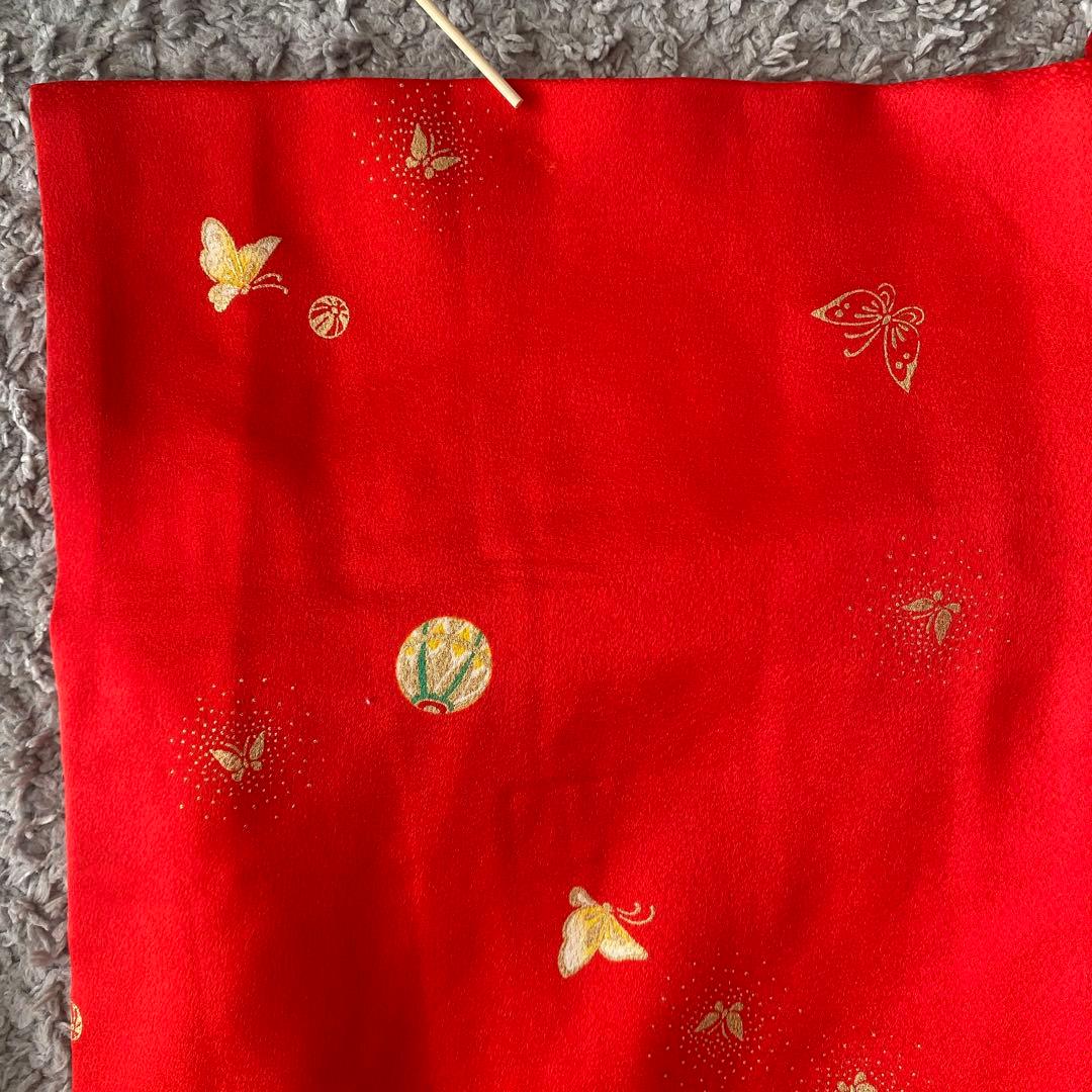 7歳　七五三　着物　被布　セット　絹　正絹