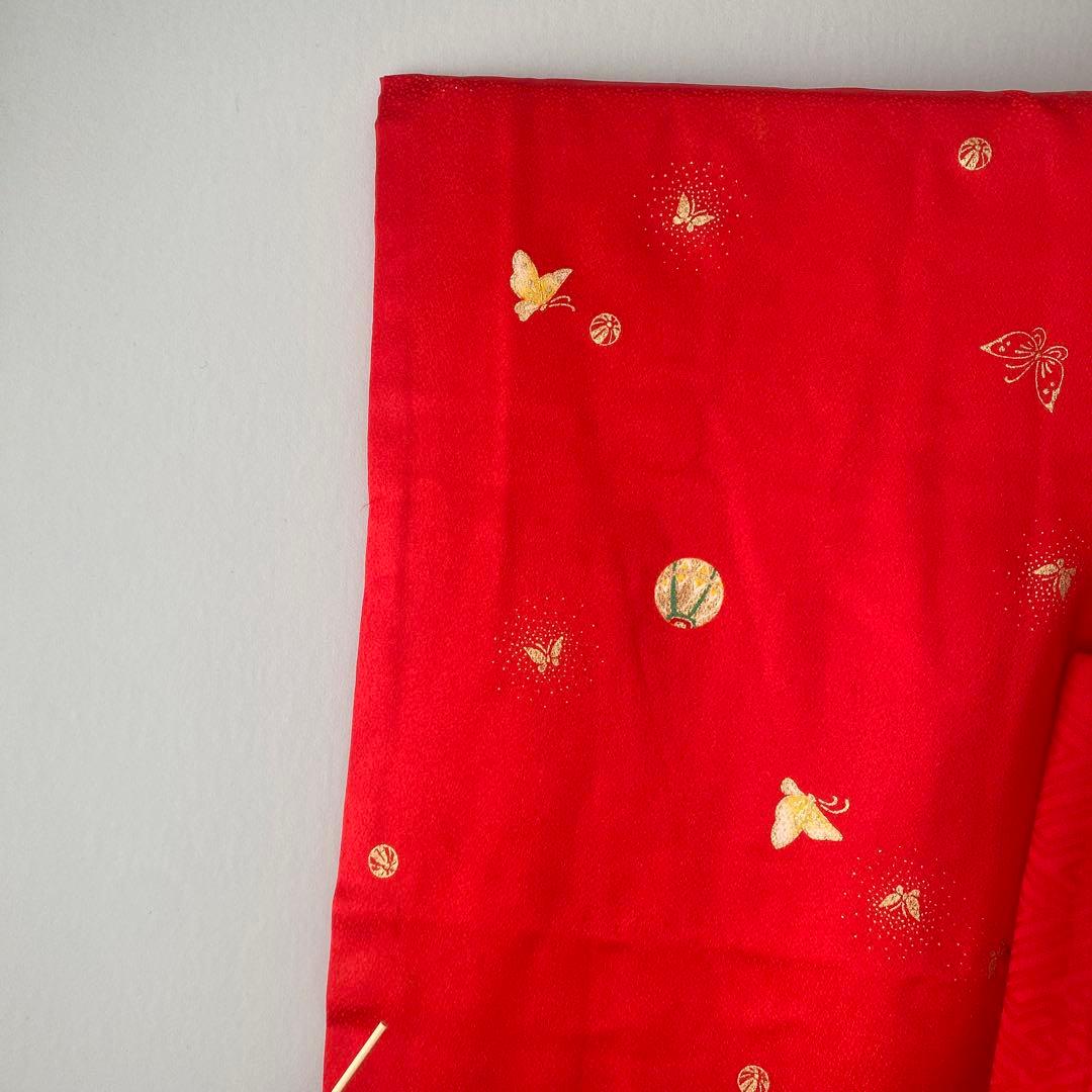 7歳　七五三　着物　被布　セット　絹　正絹