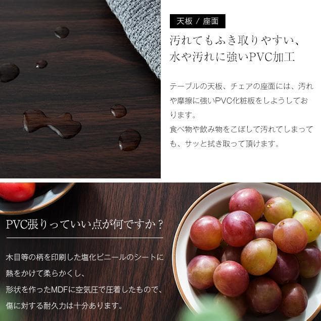 新品 ダイニング3点セット ダイニングテーブル 食卓 2人掛け 1753-180