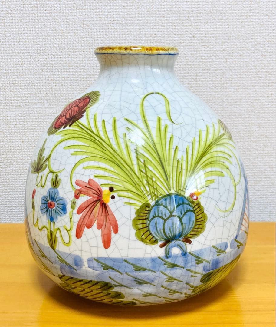 スペイン Benlloch 飾り大皿 花瓶/壺 揃い アンティークインテリア