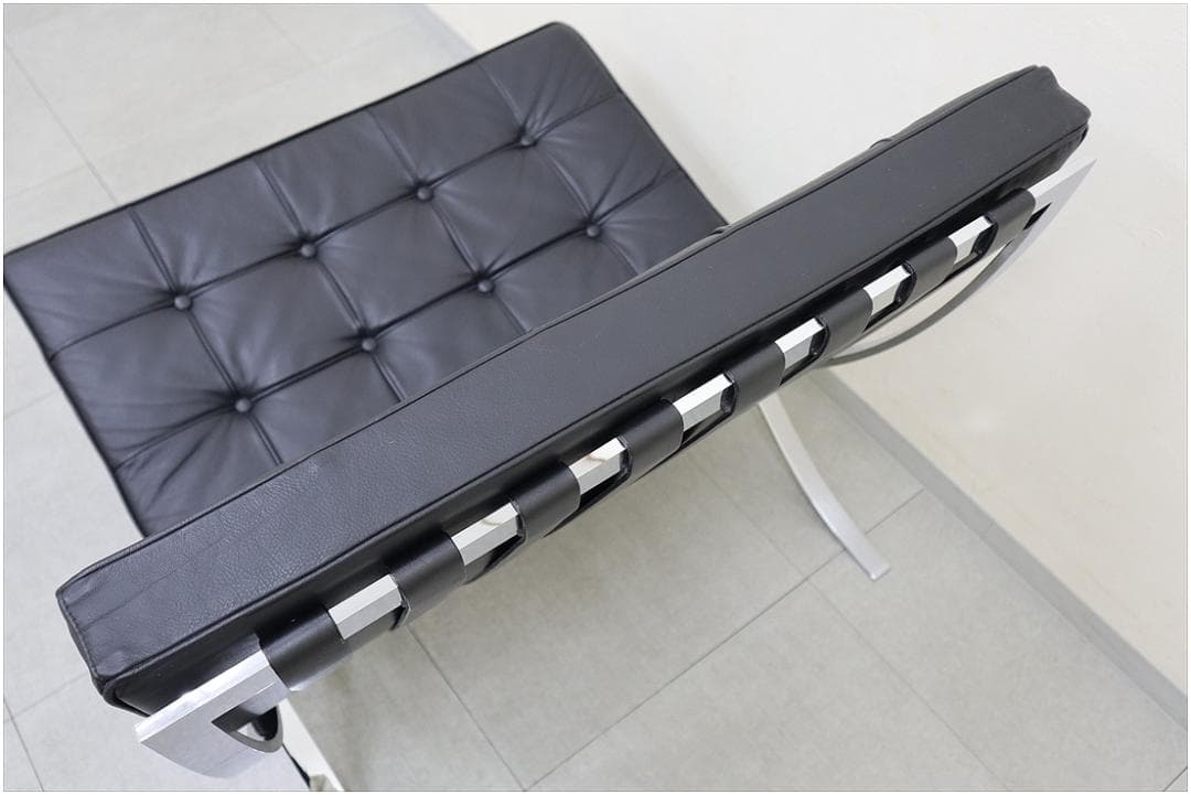 バルセロナチェア 本革 1P 1人掛け ソファ ラウンジ チェア リプロダクト