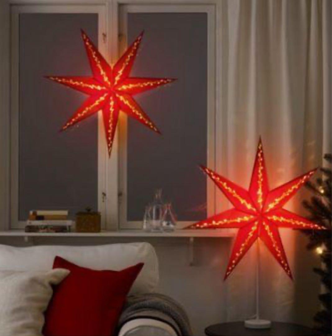 新品未開封⭐︎IKEA クリスマスツリー リース 照明 ランプシェード&コード3本