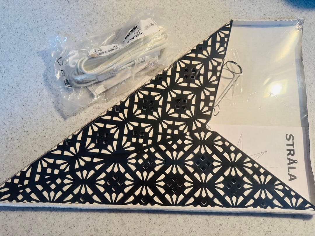 新品未開封⭐︎IKEA クリスマスツリー リース 照明 ランプシェード&コード3本