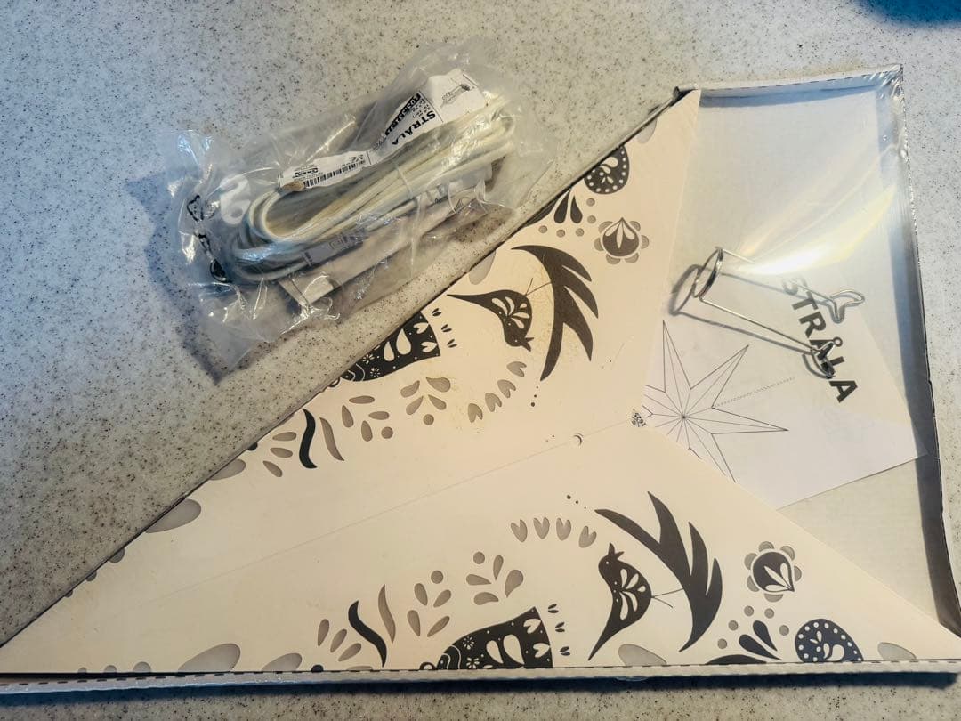 新品未開封⭐︎IKEA クリスマスツリー リース 照明 ランプシェード&コード3本