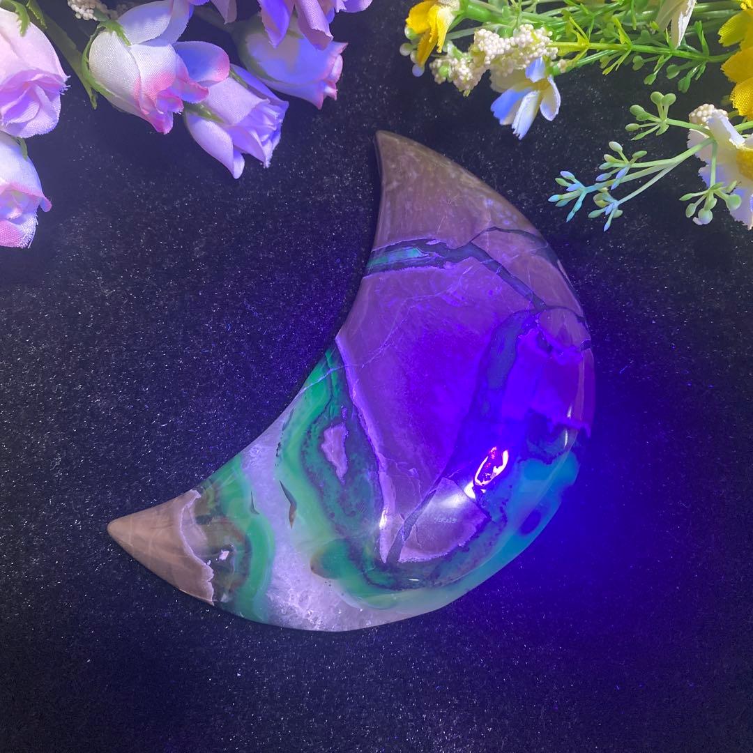 ボルケーノアゲート 月 ビッグムーン カービング