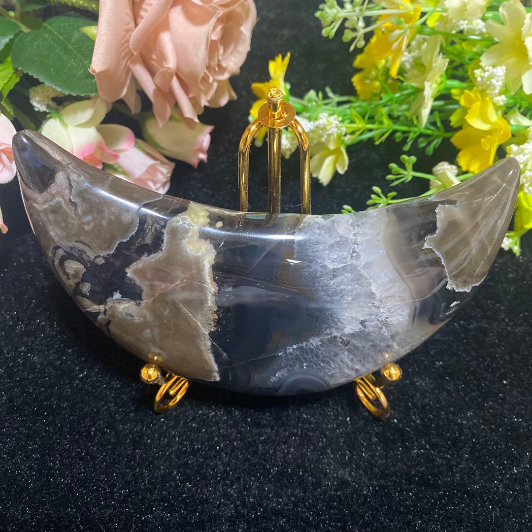 ボルケーノアゲート 月 ビッグムーン カービング