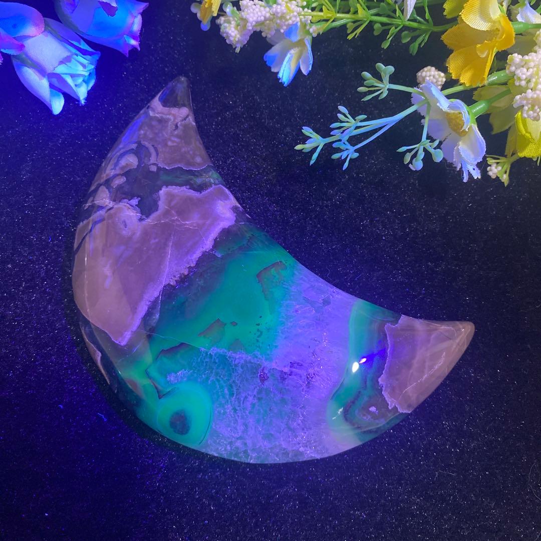 ボルケーノアゲート 月 ビッグムーン カービング