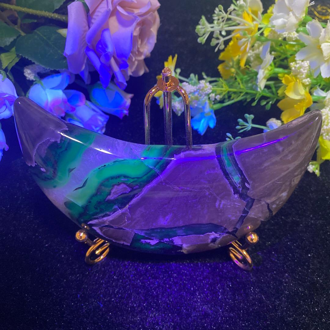 ボルケーノアゲート 月 ビッグムーン カービング