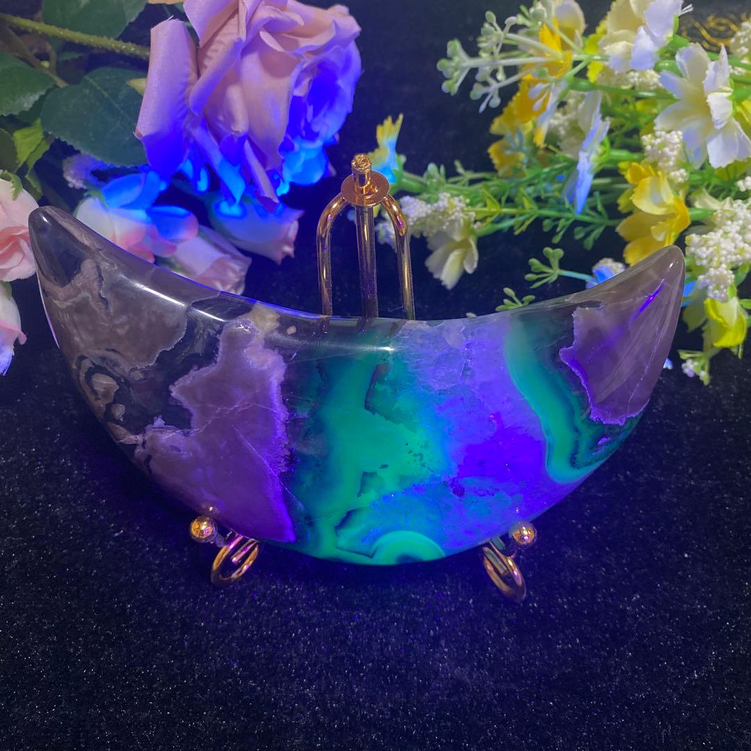 ボルケーノアゲート 月 ビッグムーン カービング